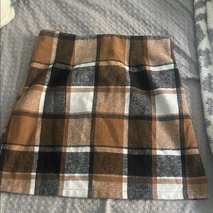 Cupshe plaid skirt